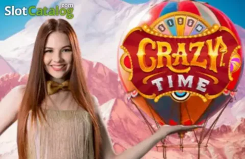 Crazy Time, kolorowe koło fortuny z krupierem
