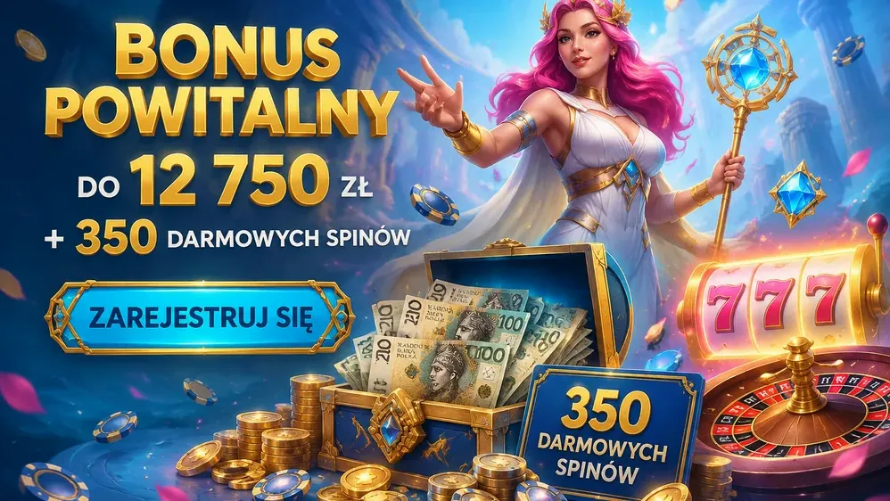 pakiet powitalny z banknotami i darmowymi spinami